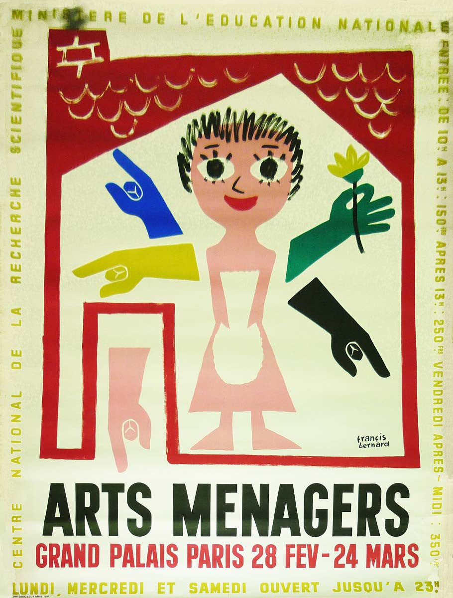 Arts Menagers White 1957 Large