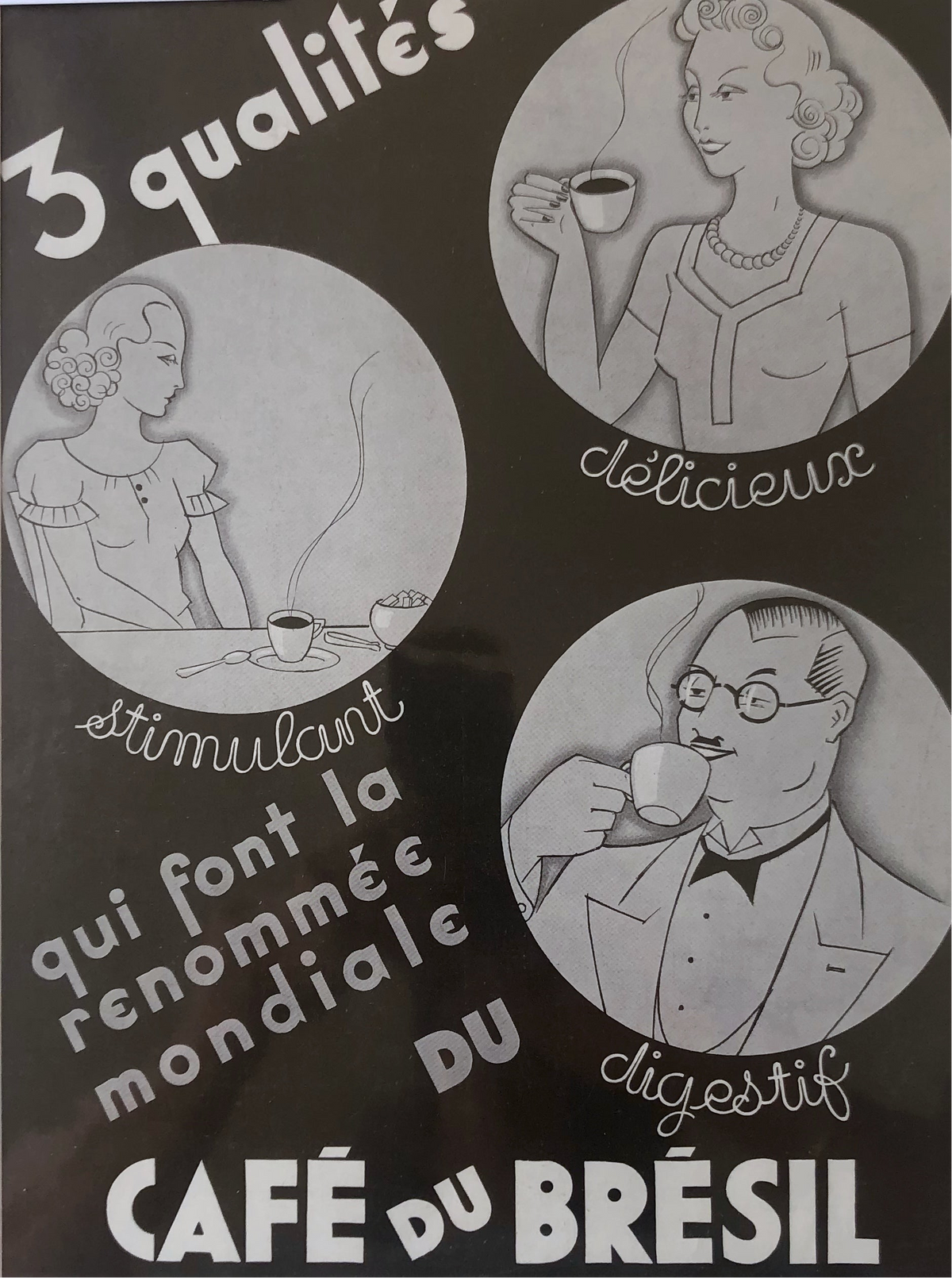 Mini Poster - Cafe du Bresil