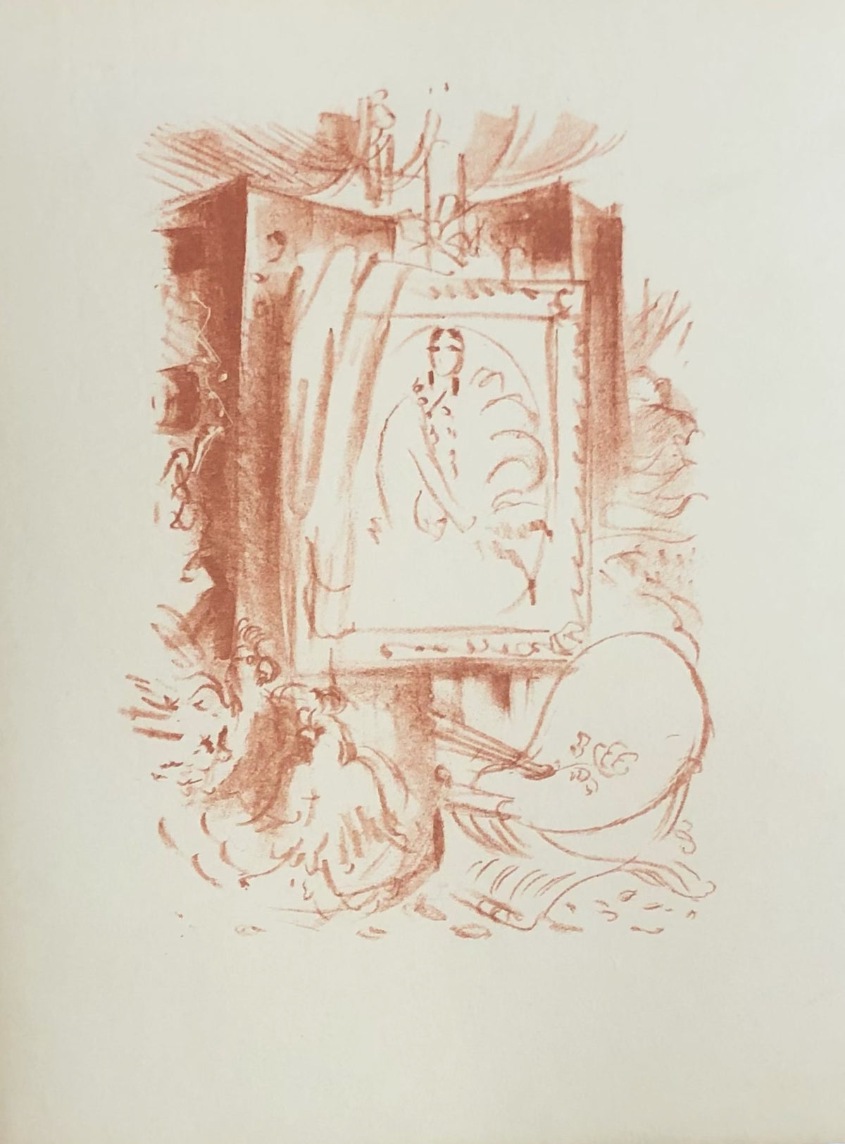 Portrait of a Lady by Bernard Villemot