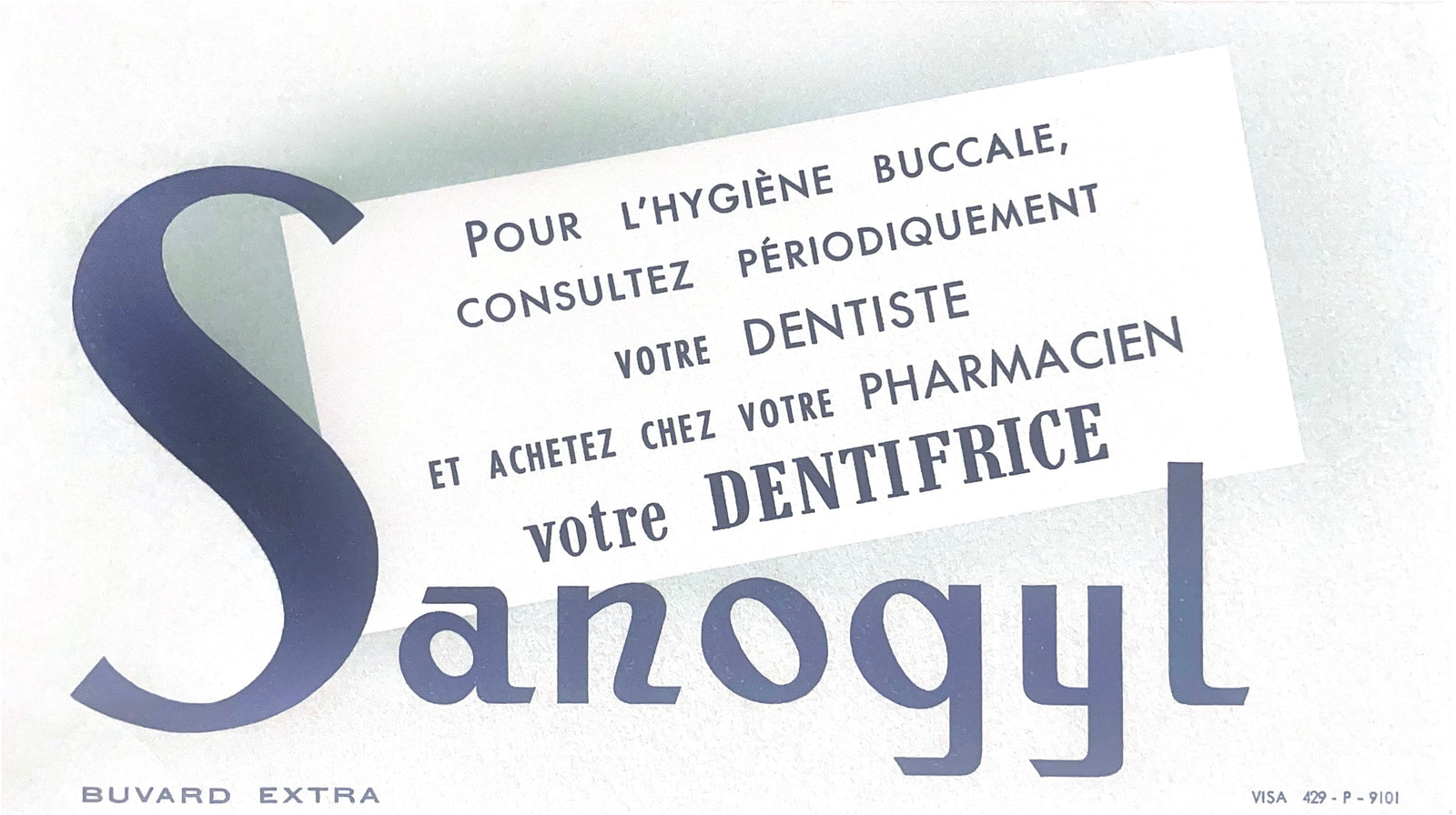 Original Vintage Label - Sanogyl