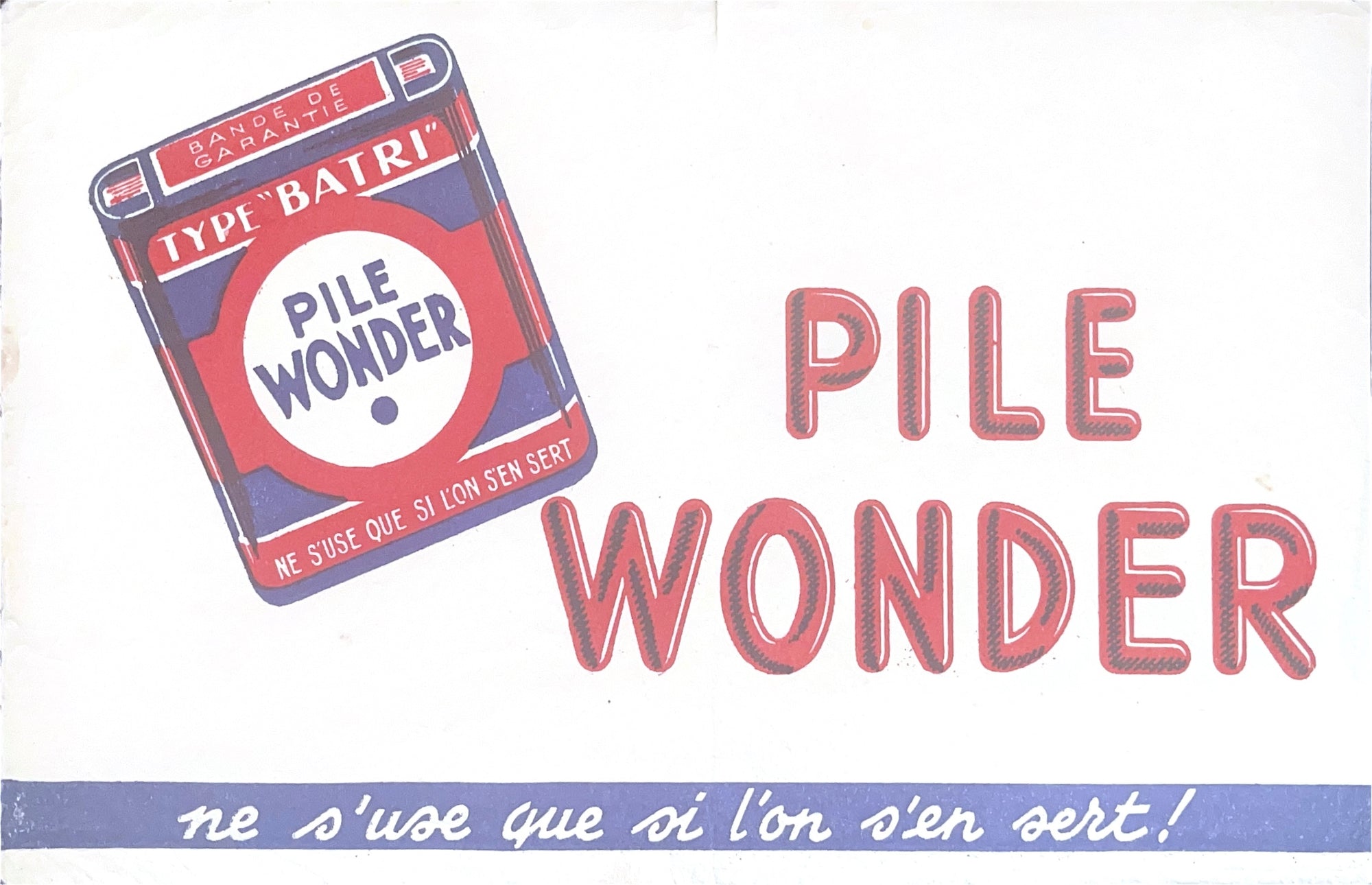 Original Vintage Label - Pile Wonder