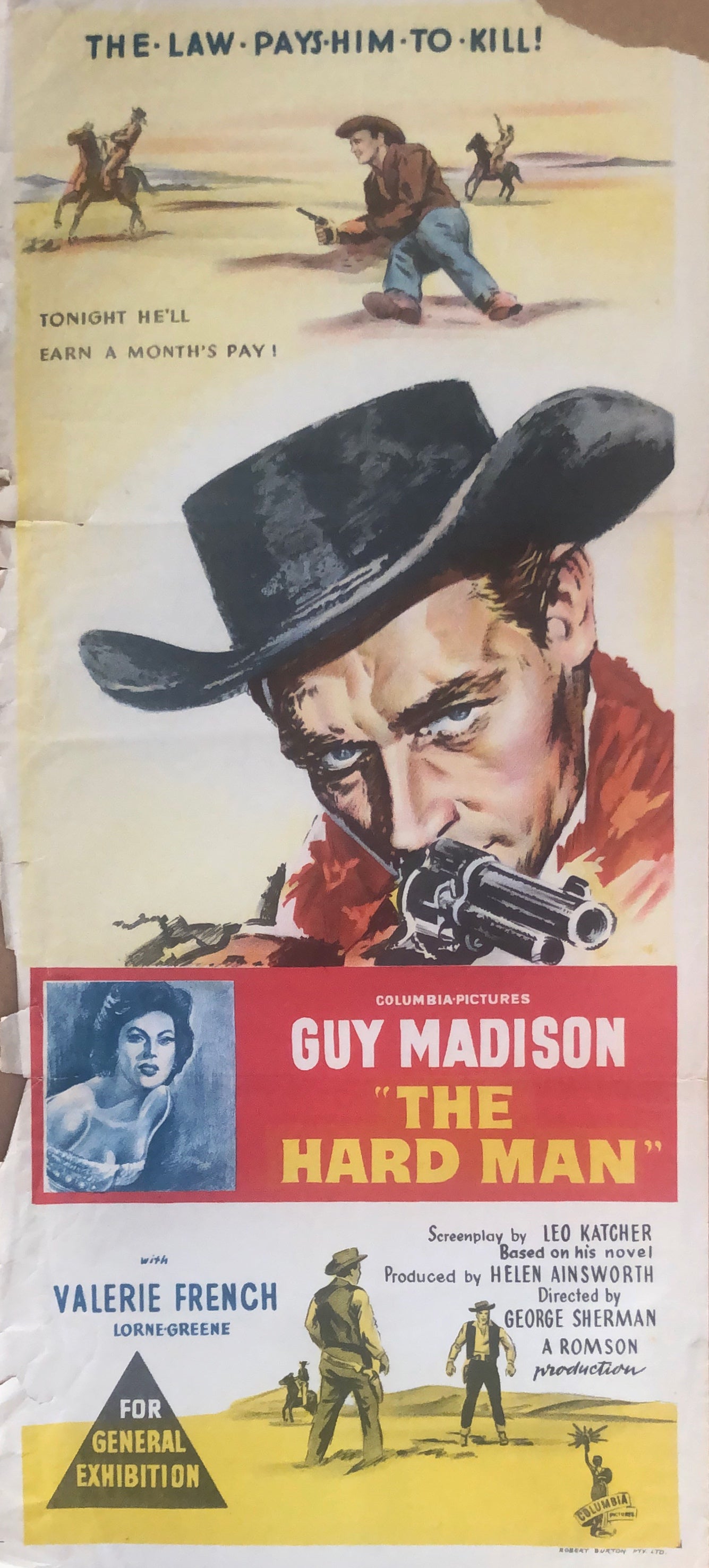 Original Movie Daybill - The Hard Man