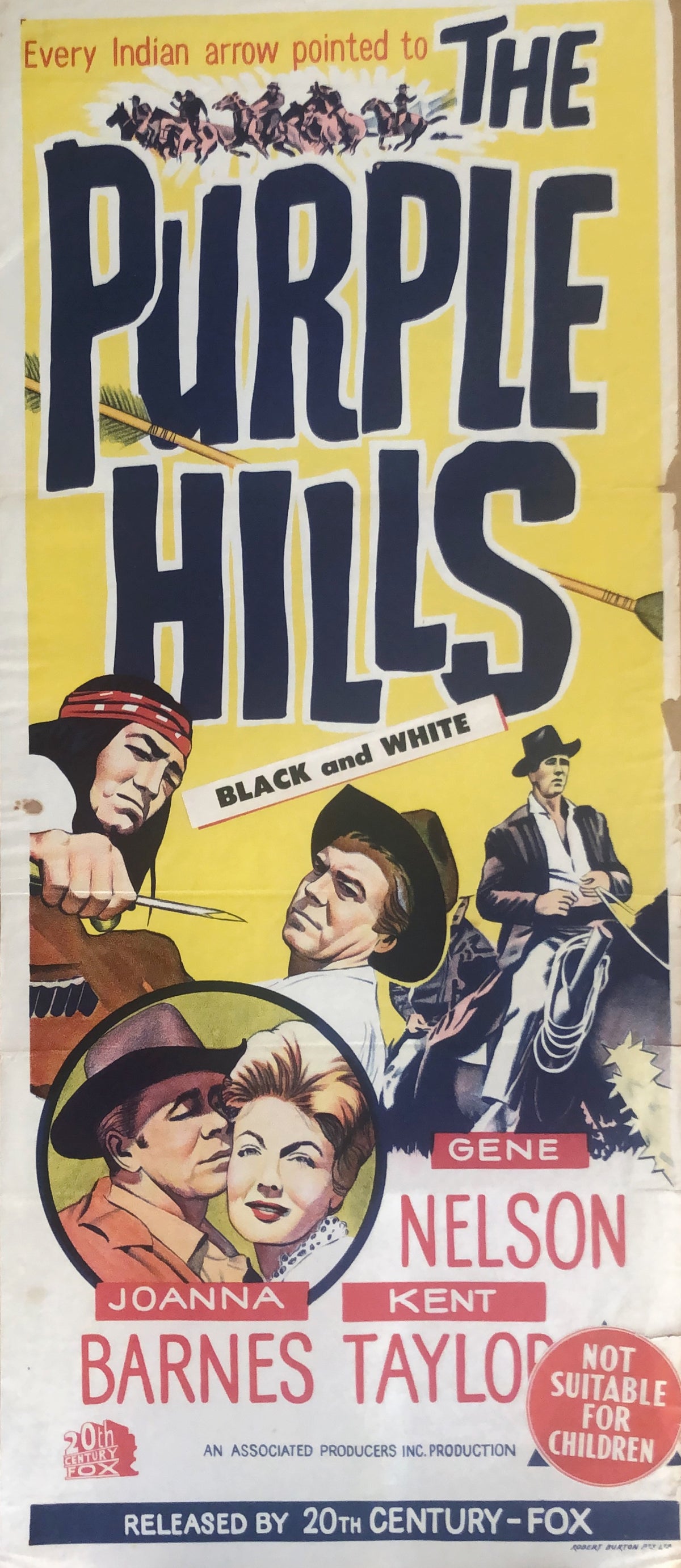 Original Movie Daybill - The Purple Hills