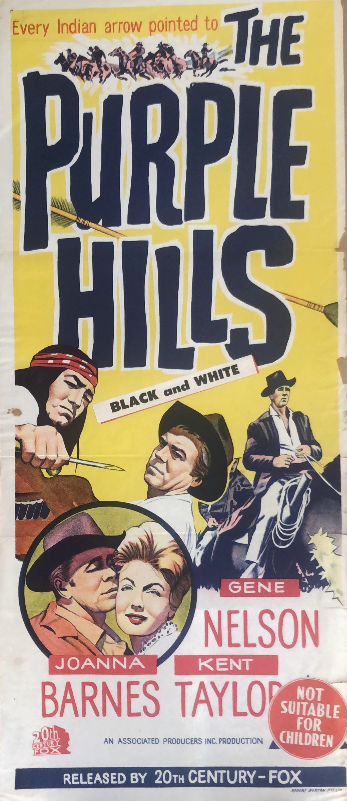 Original Movie Daybill - The Purple Hills