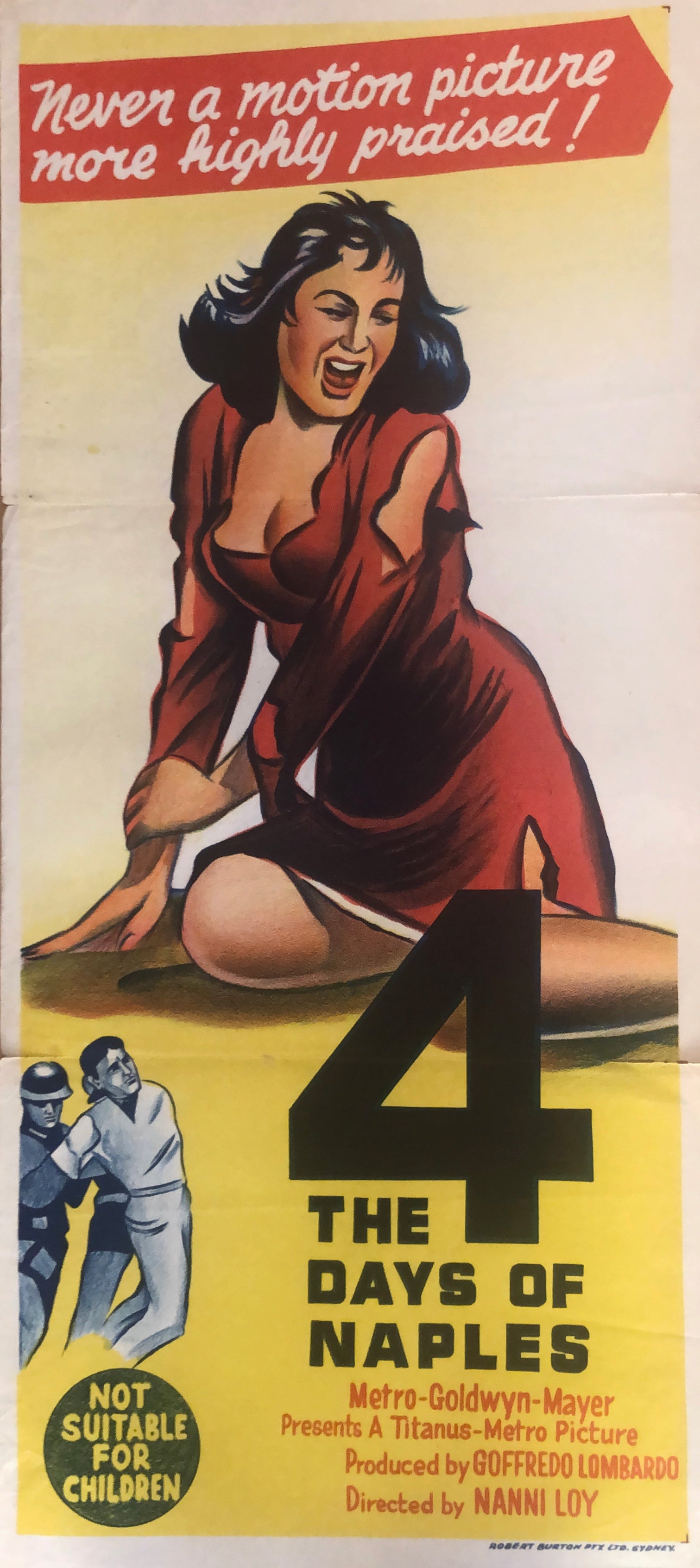 Original Movie Daybill - The 4 Days of Naples