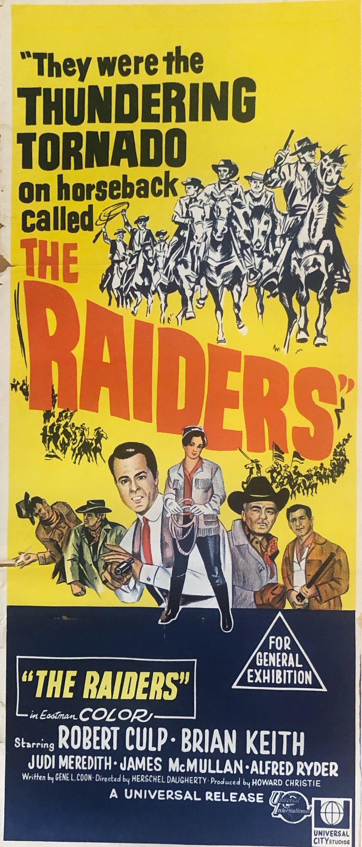 Original Movie Daybill - The Raiders