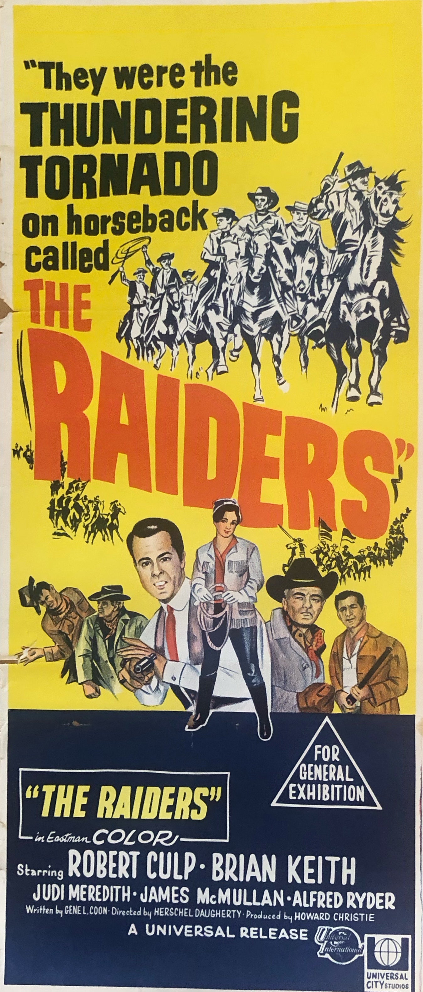 Original Movie Daybill - The Raiders