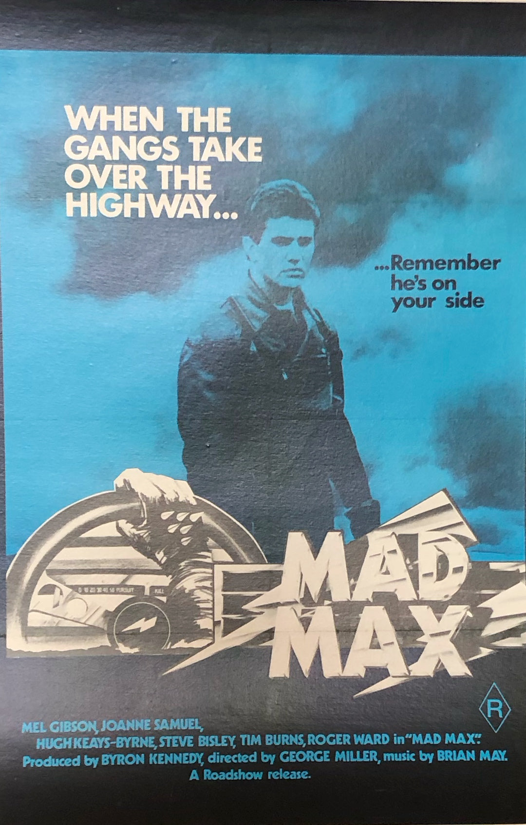 Original Movie Poster - Mad Max Blue