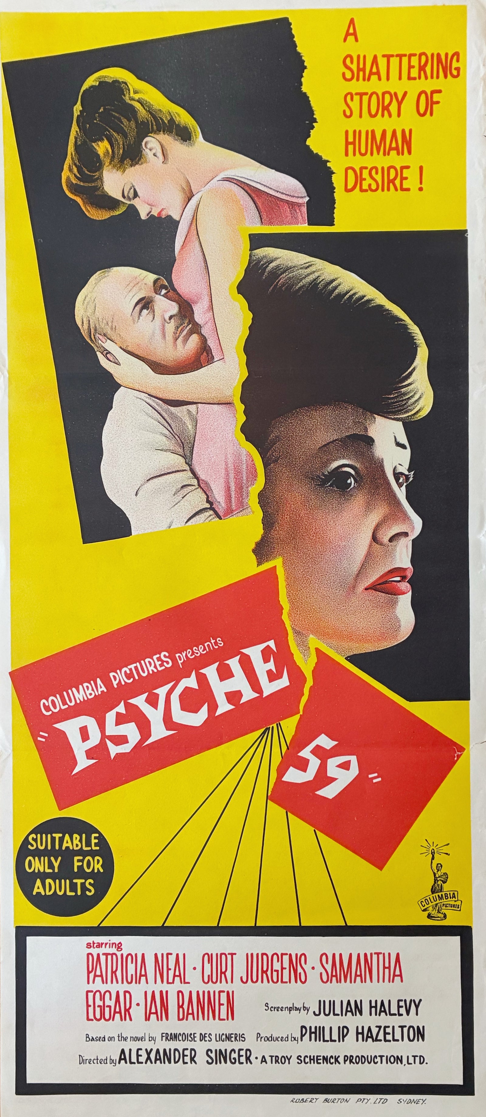 Original Movie Daybill - Psyche 59