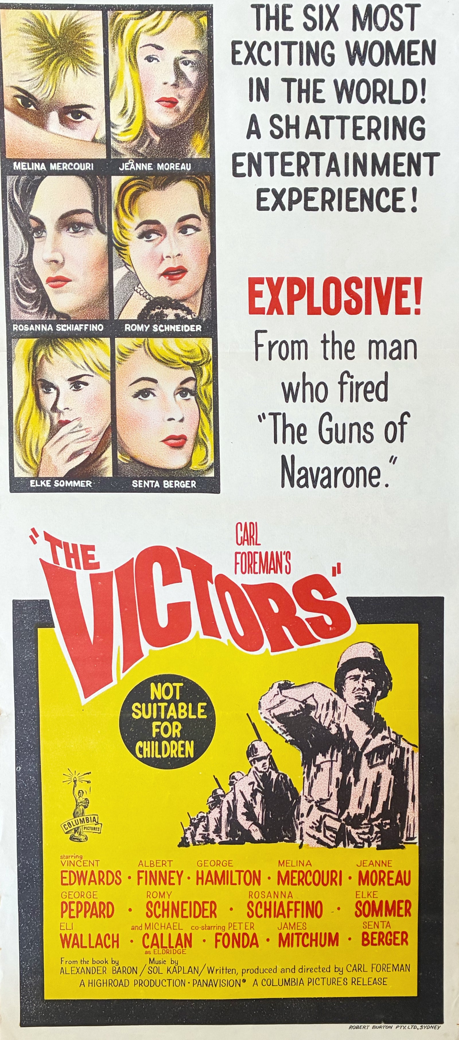 Original Movie Daybill - The Victors