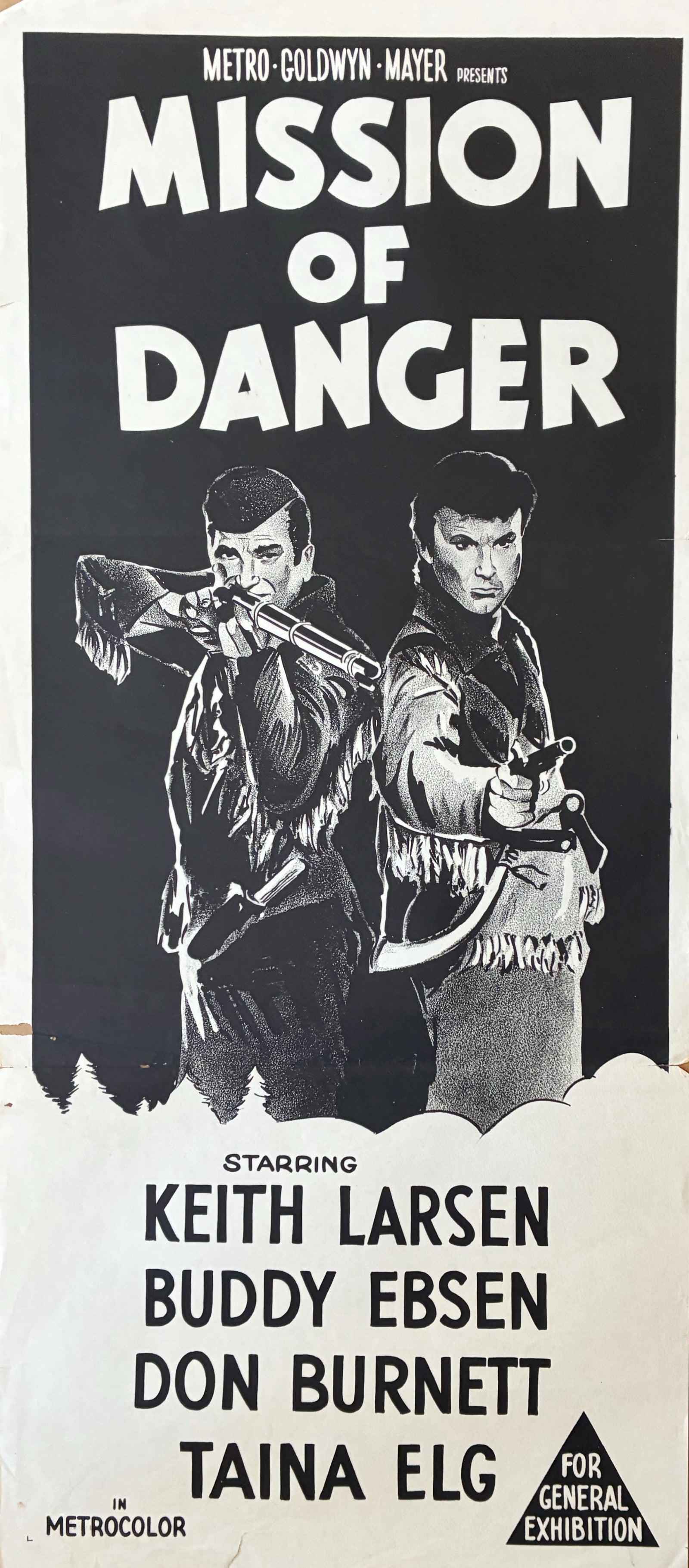 Original Movie Daybill - Mission of Danger