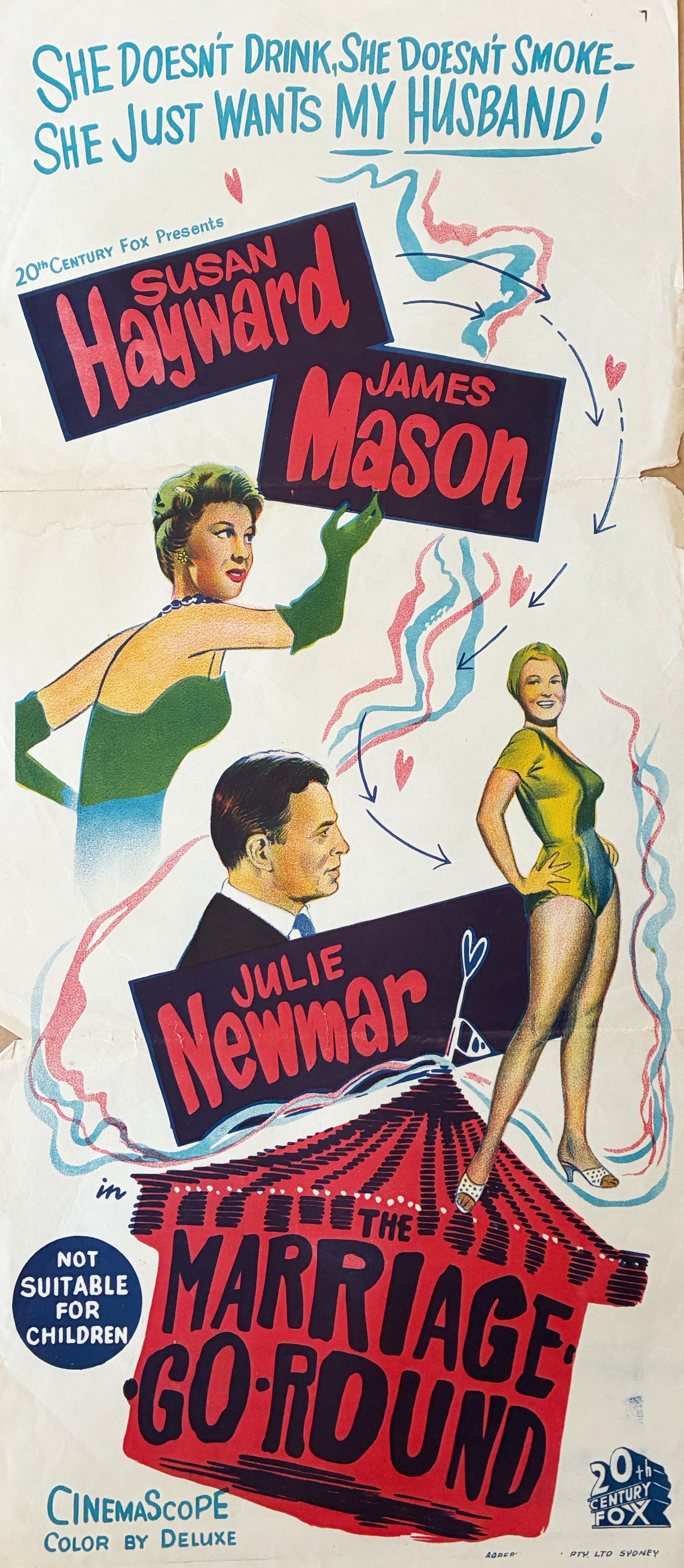 Original Movie Daybill - Marriage Go Round