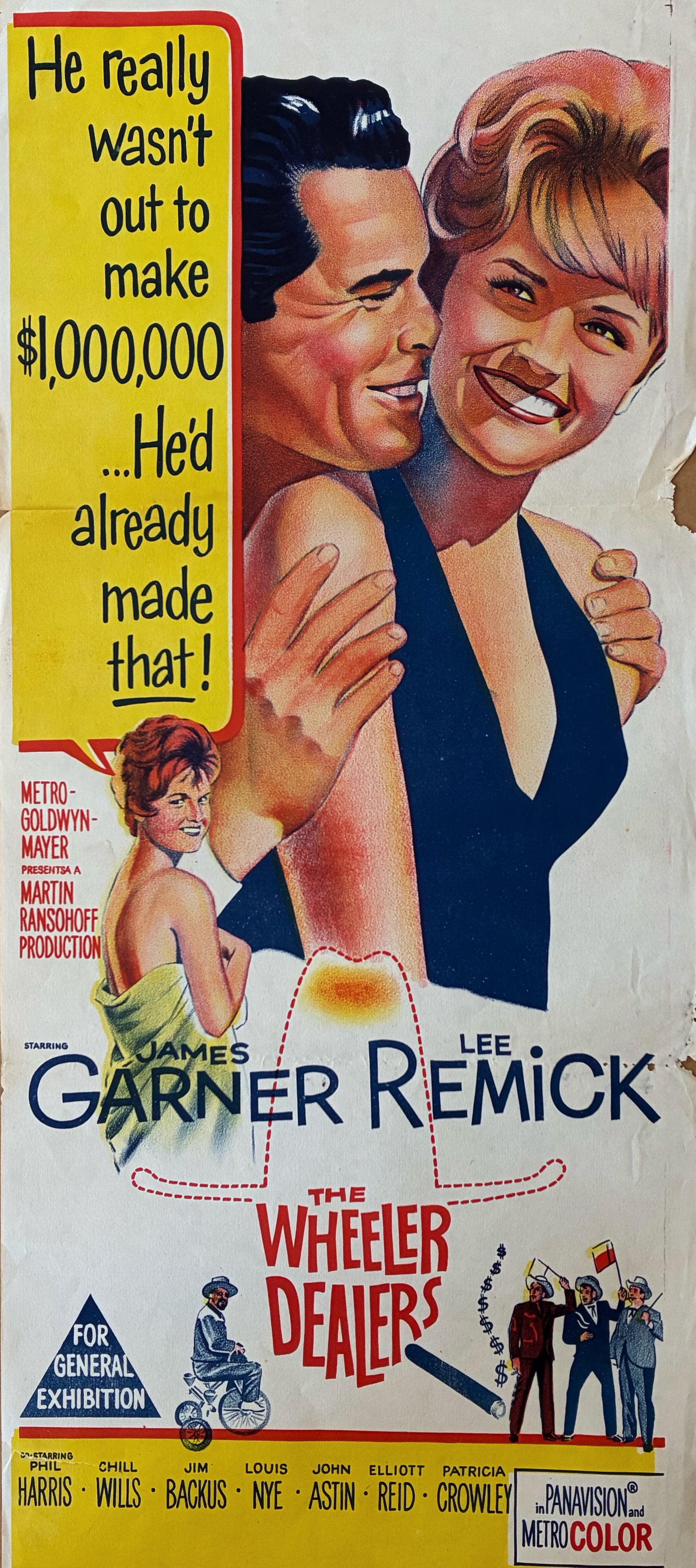 Original Movie Daybill - The Wheeler’s Dealer