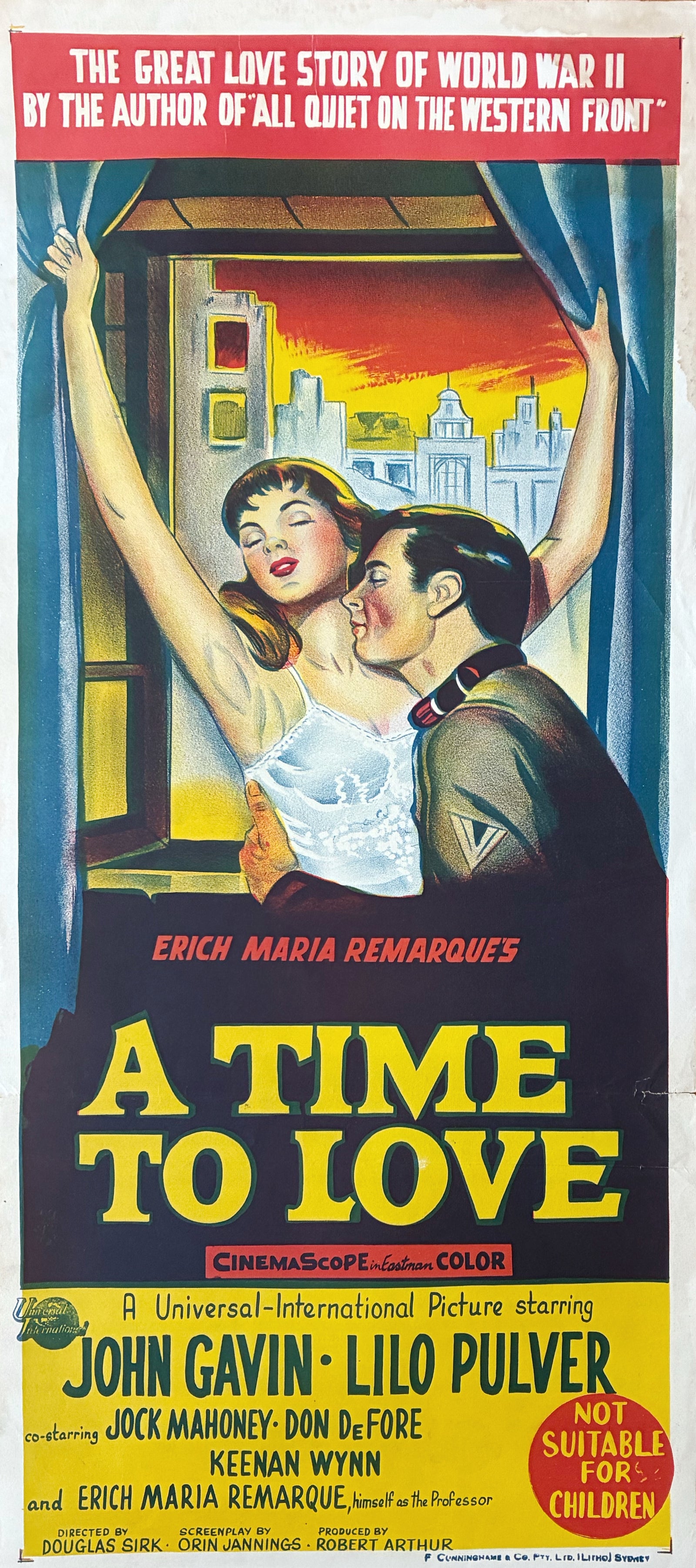 Original Movie Daybill - A Time to Love
