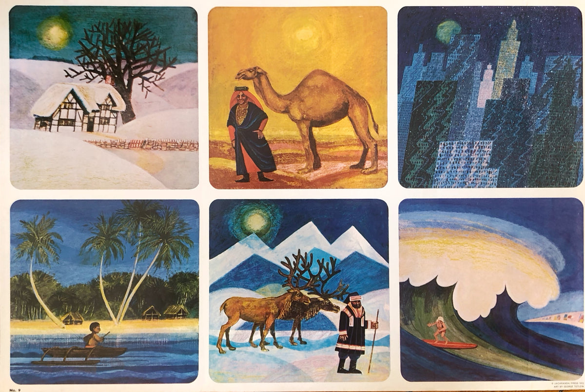 Original Retro Teaching Prop - Seasons