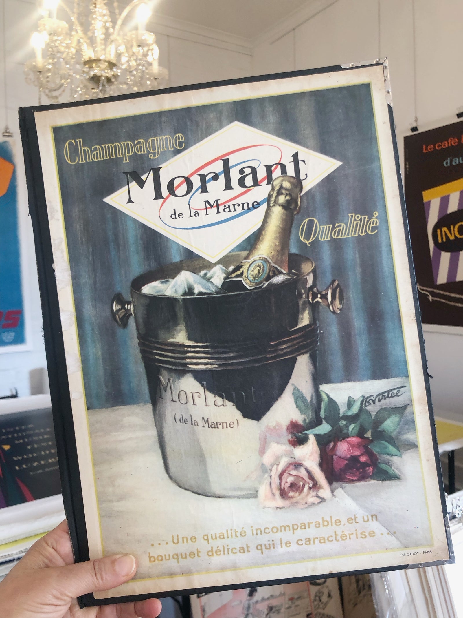 Original Vintage Menu Holder - Morlant
