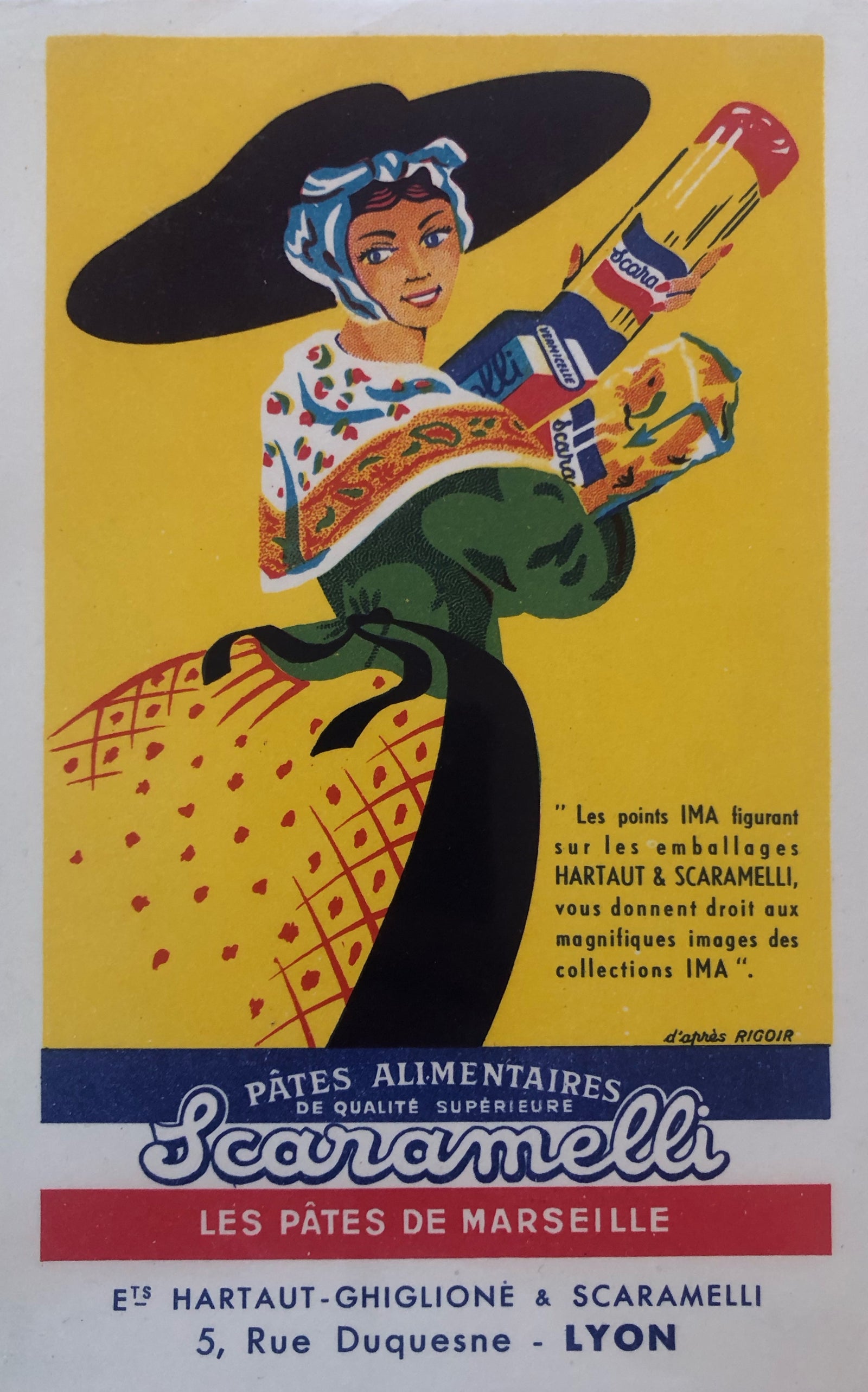 Original Vintage Label - Scaramelli