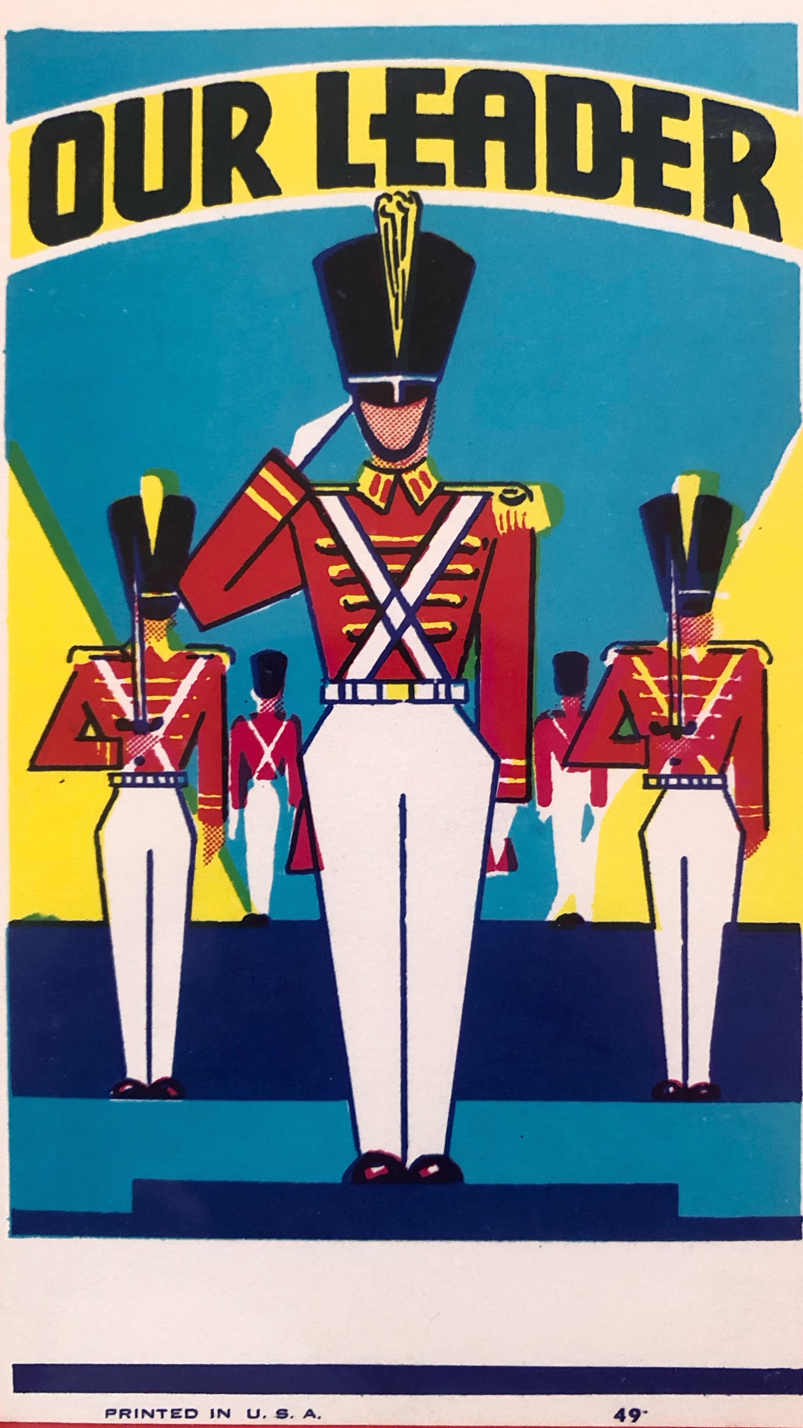 Original Vintage Label - Our Leader