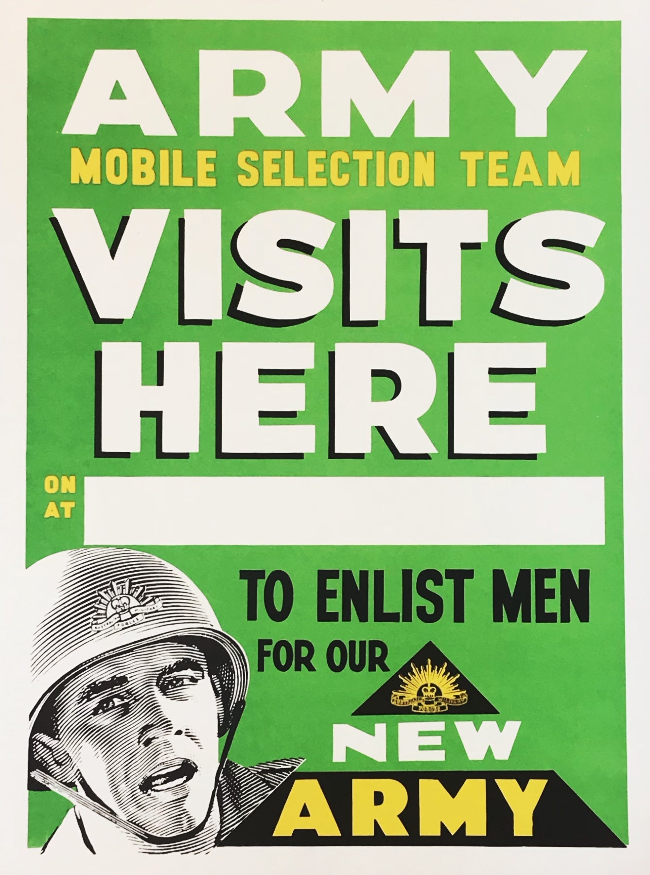 Australian Army Visits Here