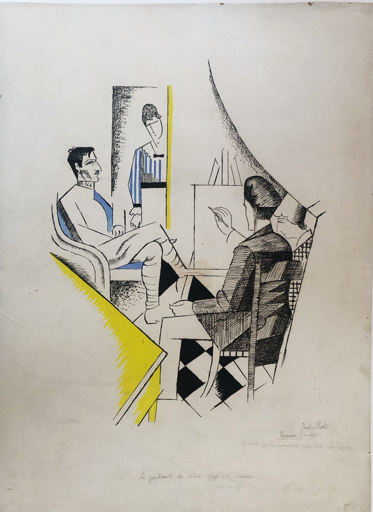 Art Deco - Le Portrait de Celui qui va Mourir