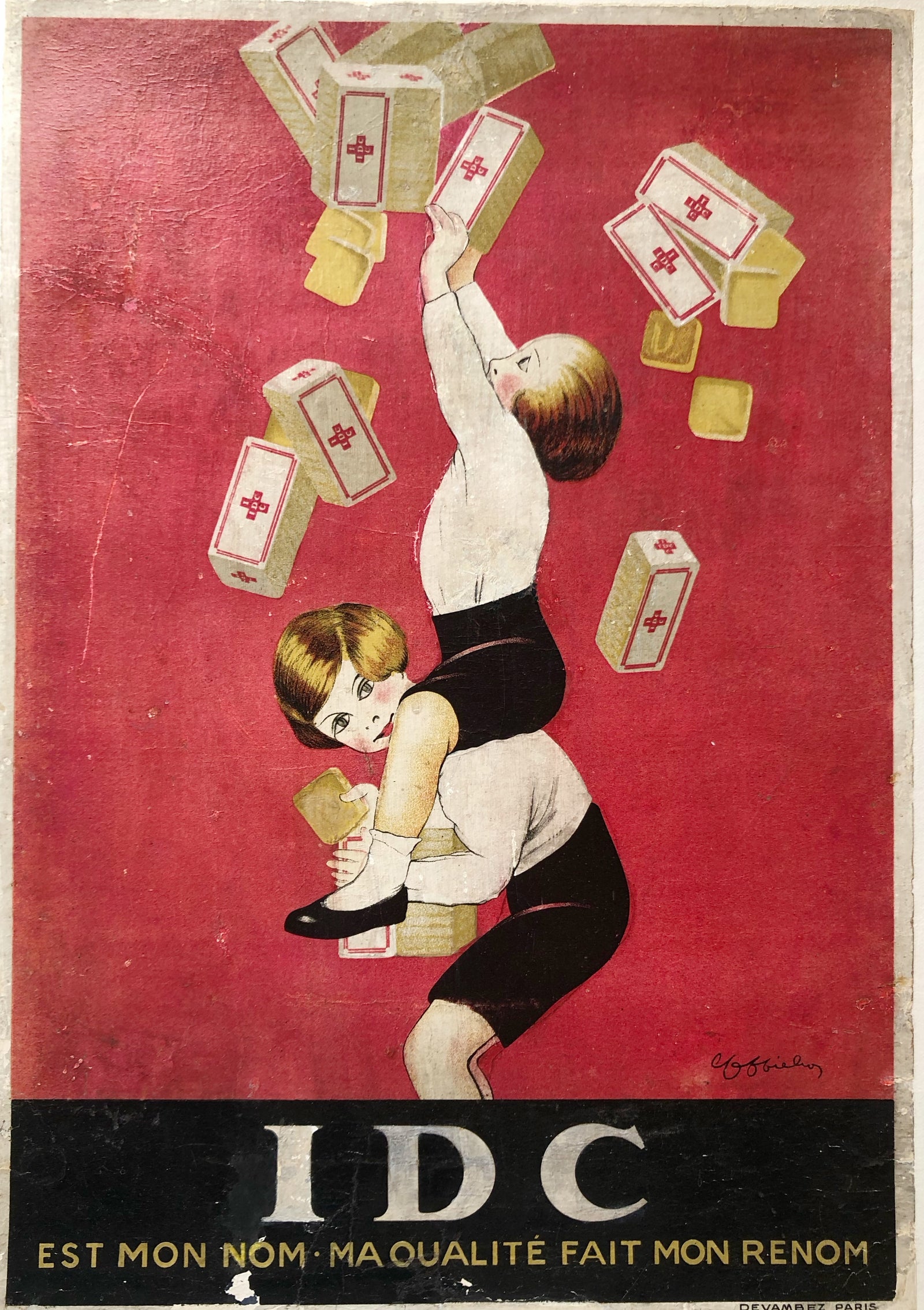 I.D.C Biscuits by Leonetto Cappiello