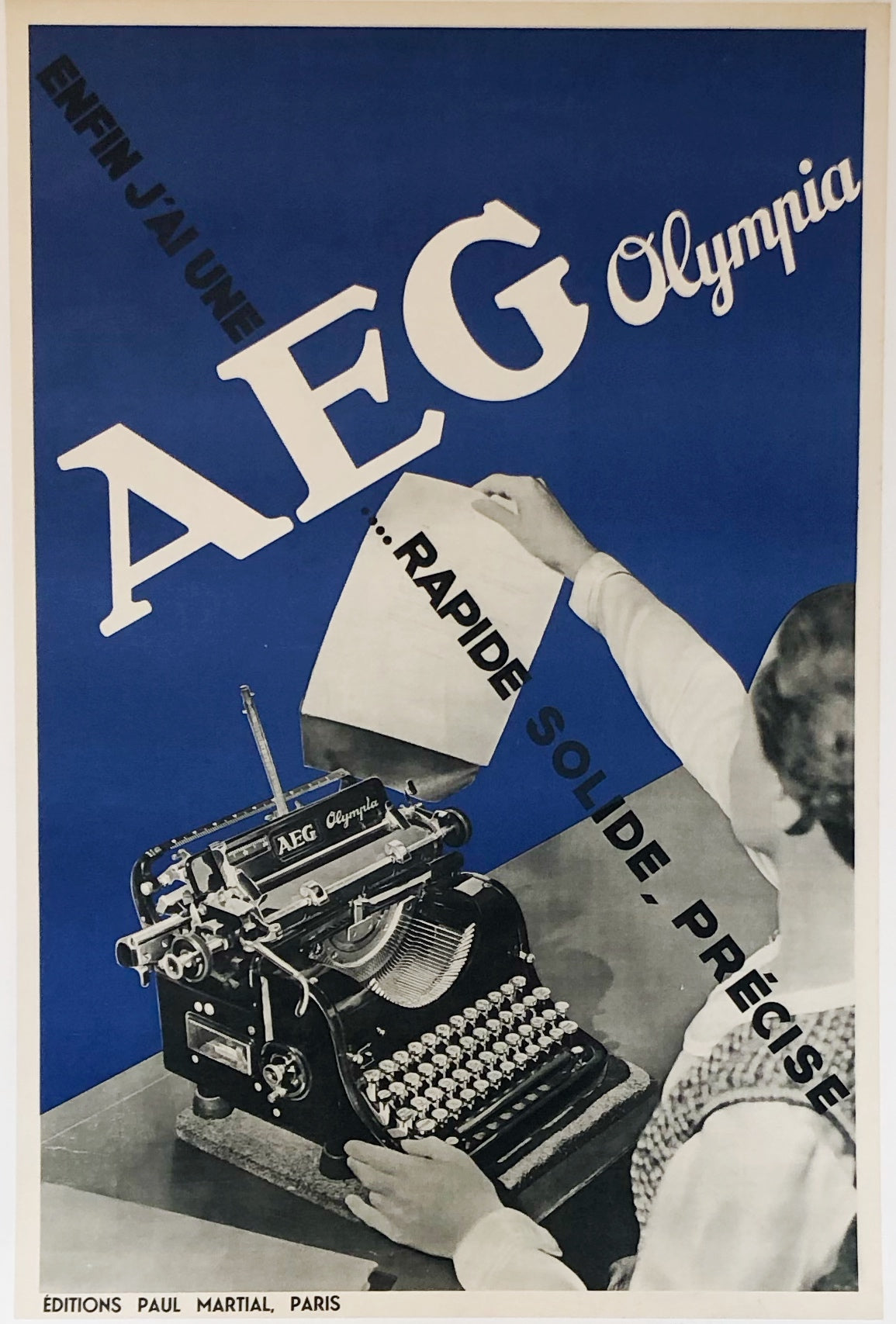 AEG Olympia Typewriter
