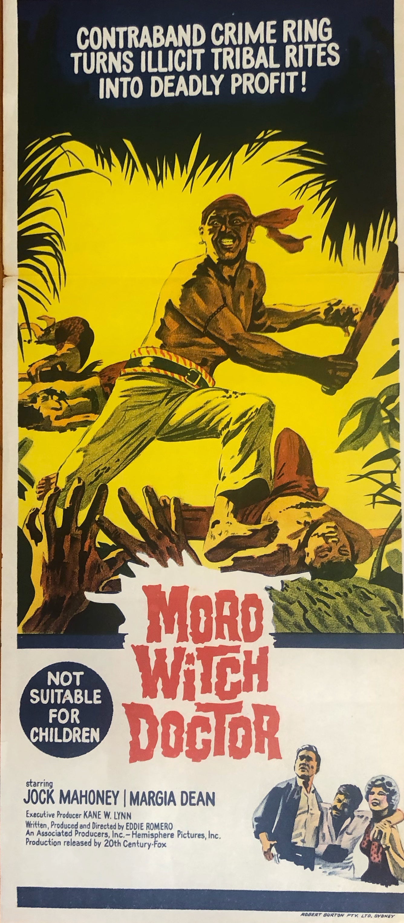 Original Movie Daybill - Moro Witch Doctor