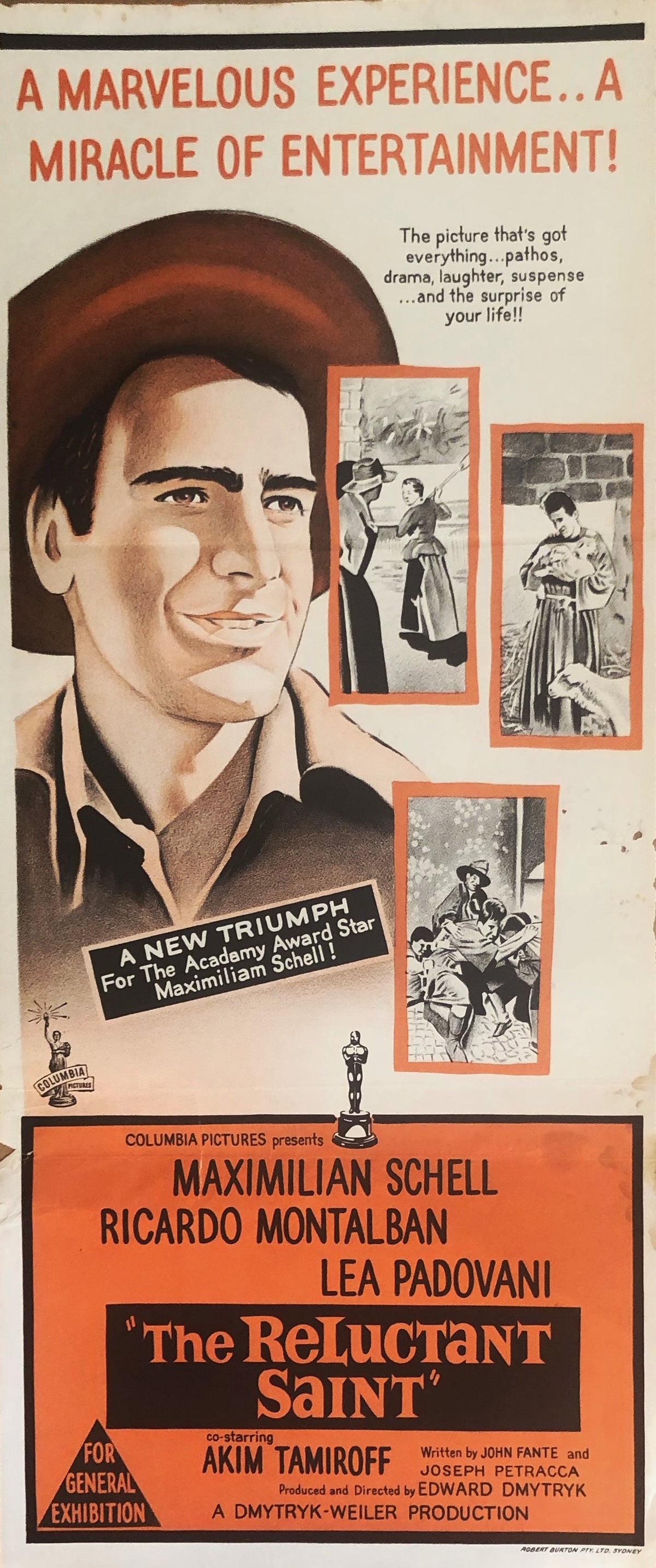 Original Movie Daybill - The Reluctant Saint