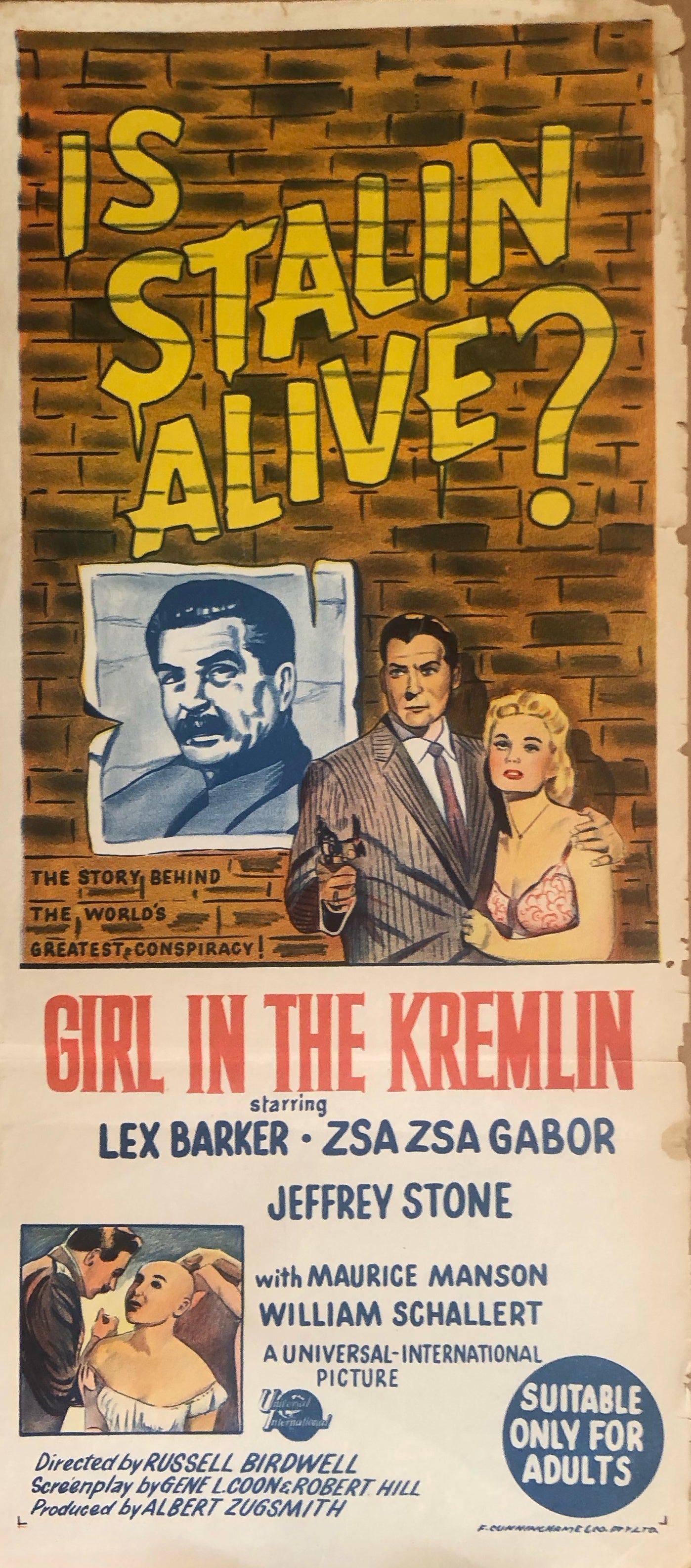 Original Movie Daybill - Girl in the Kremlin