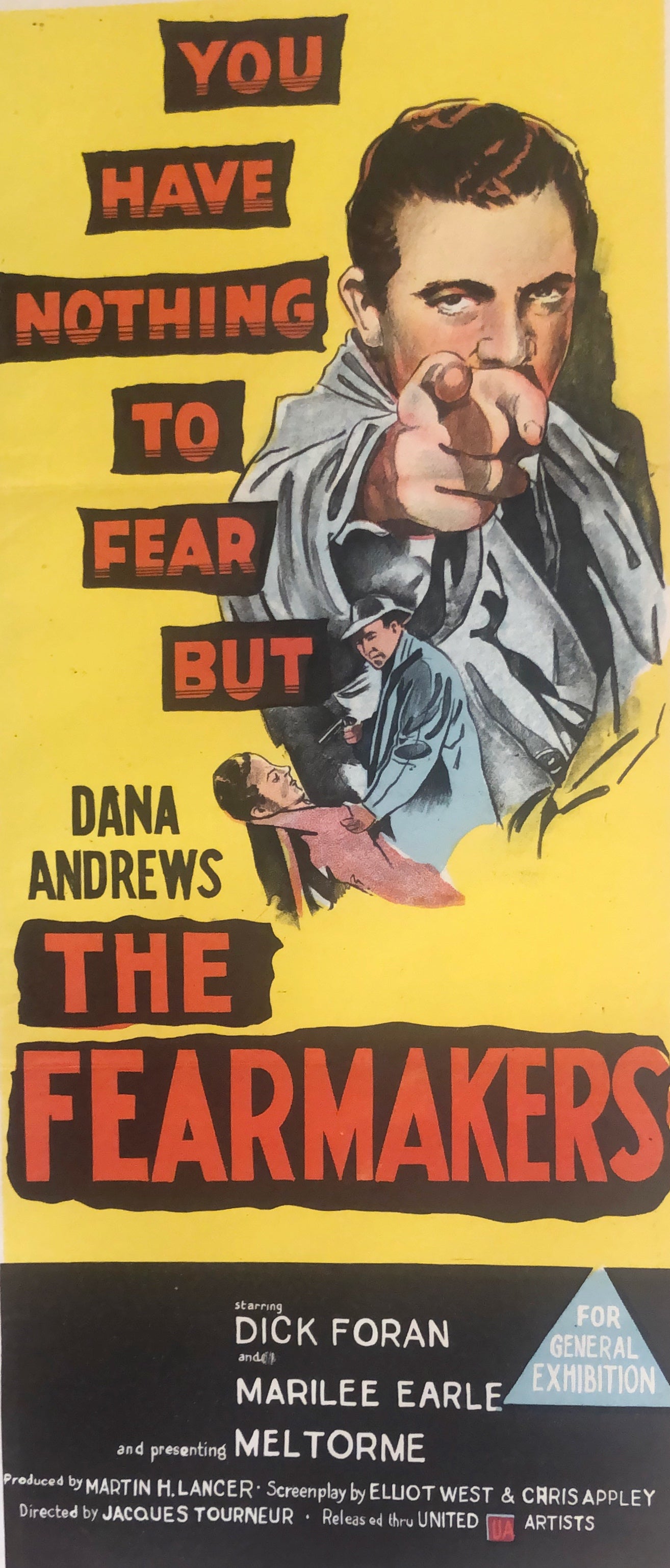 Original Movie Daybill - The Fearmakers