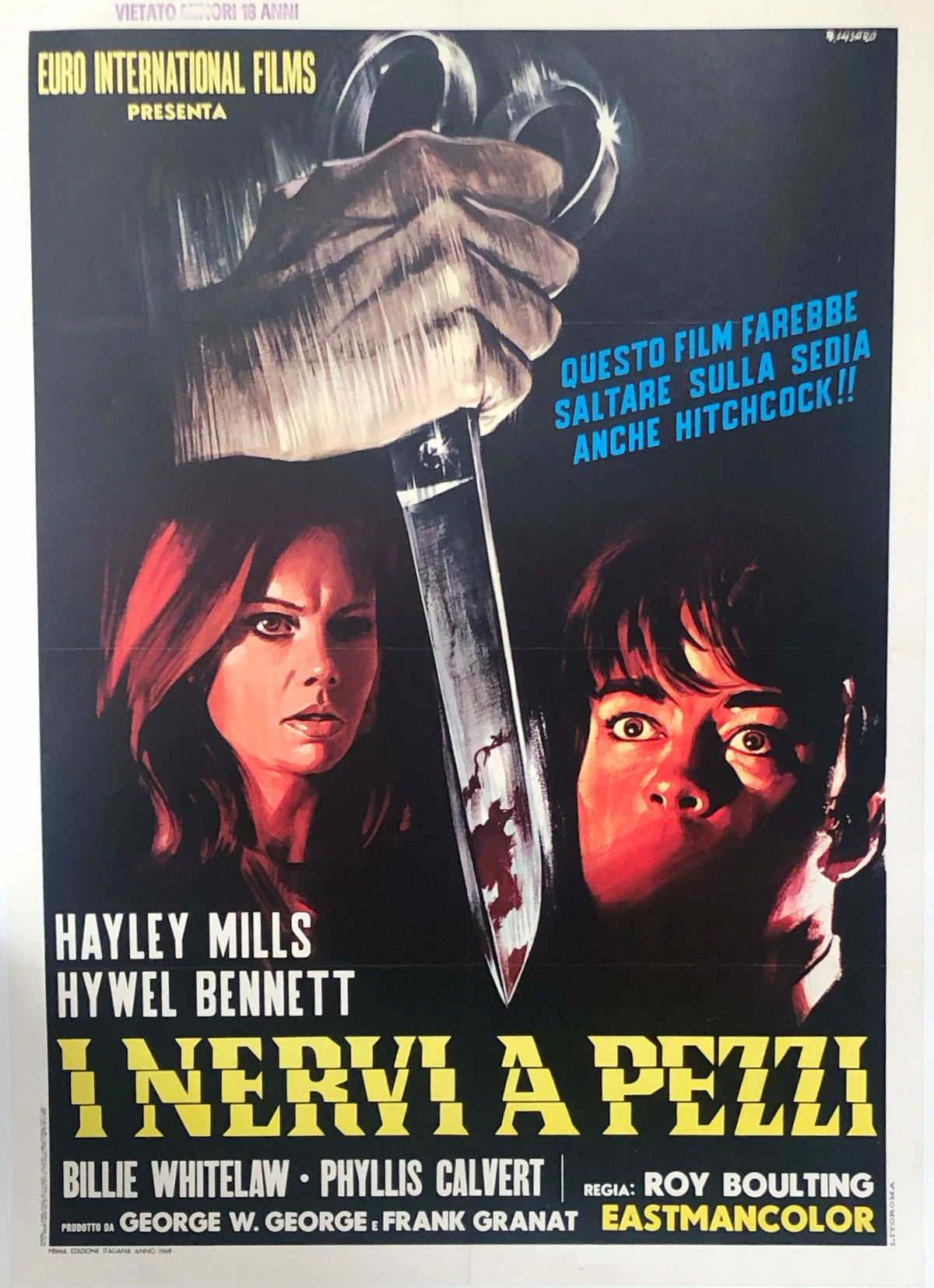 I Nervi a Pezzi - Original Vintage Movie Poster (Italy)