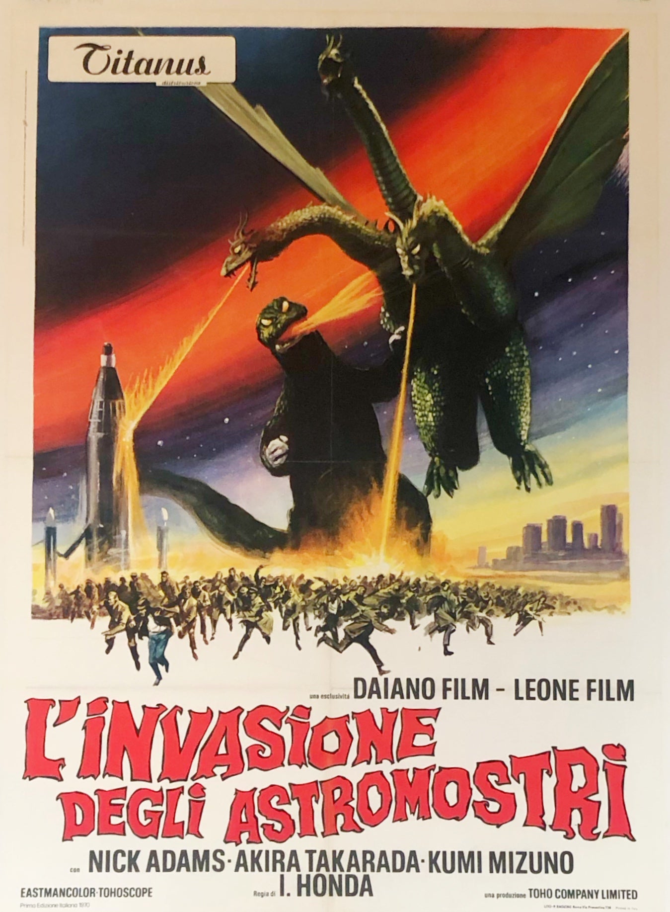 Godzilla L’Invasione Degli Astromostri - Invasion of Astromonster (Italian)