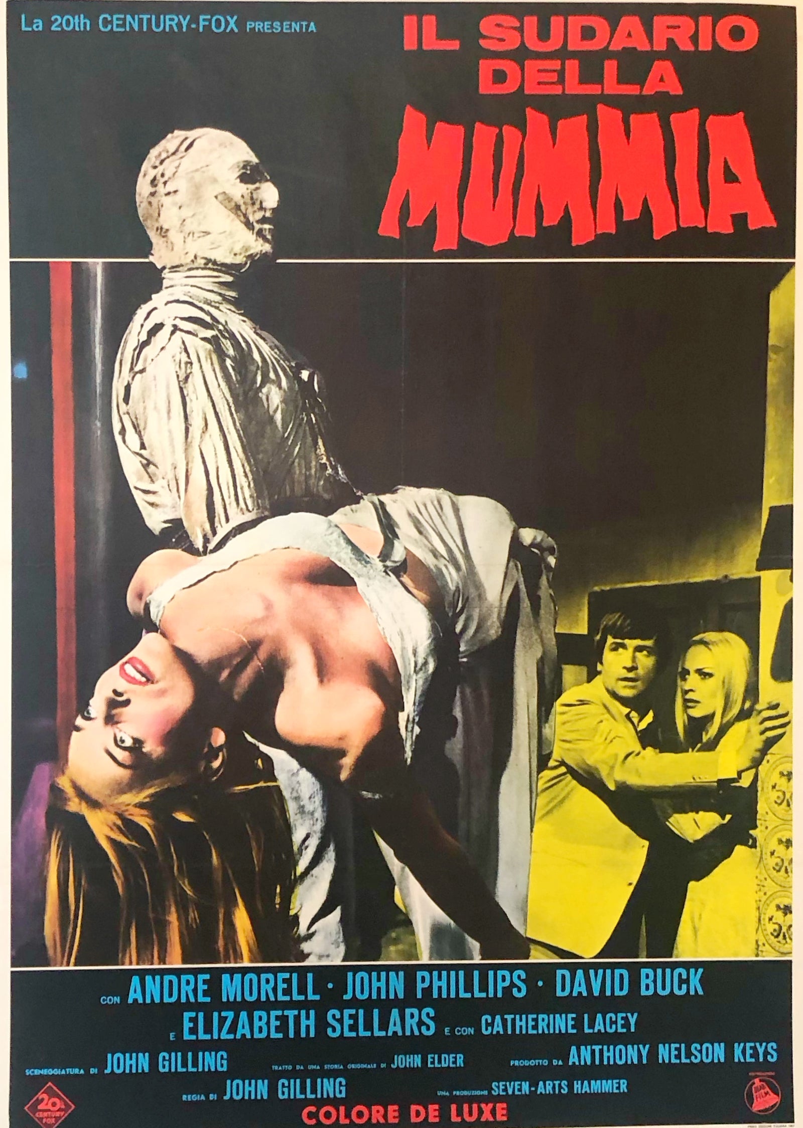 Original Movie Poster - The Mummy - Il Sudario Della Mummia (Italian)
