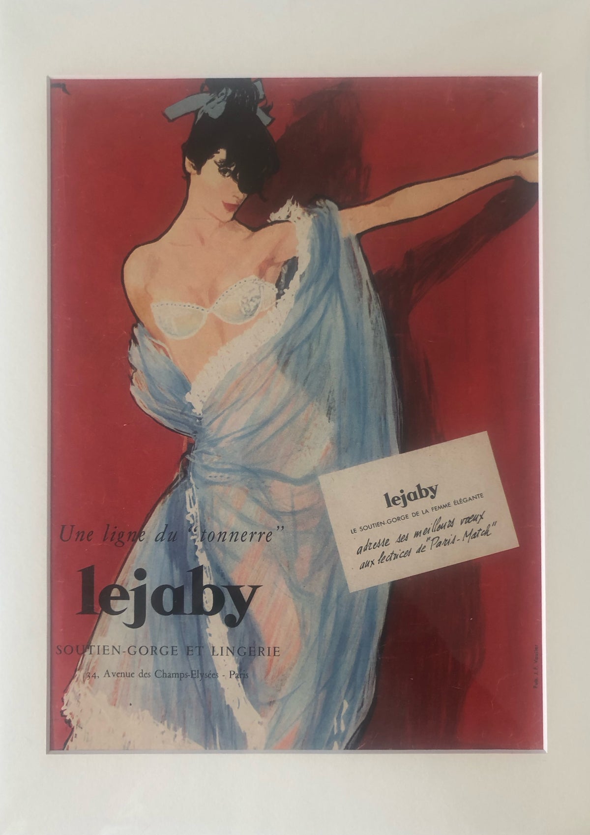 Lejaby incl White Mattboard ‘Frame’