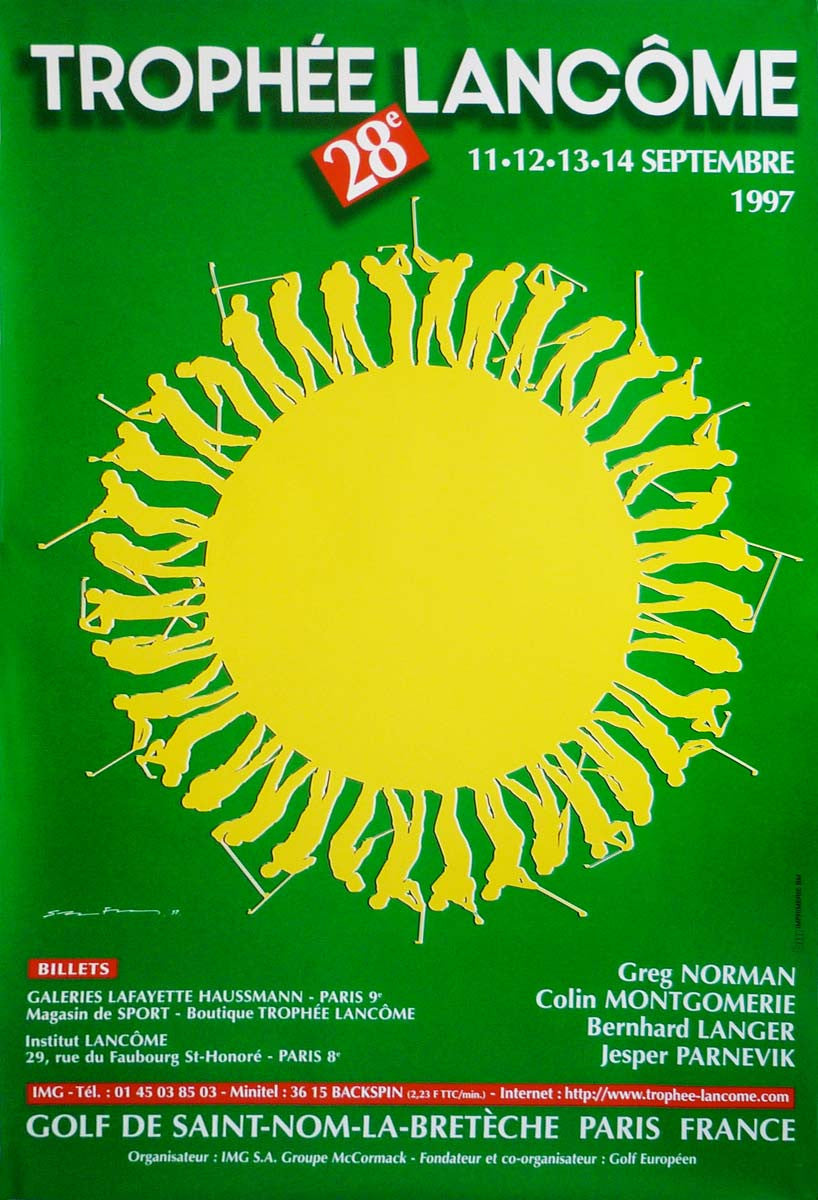 Trophee Lancome 1997 - yellow sun