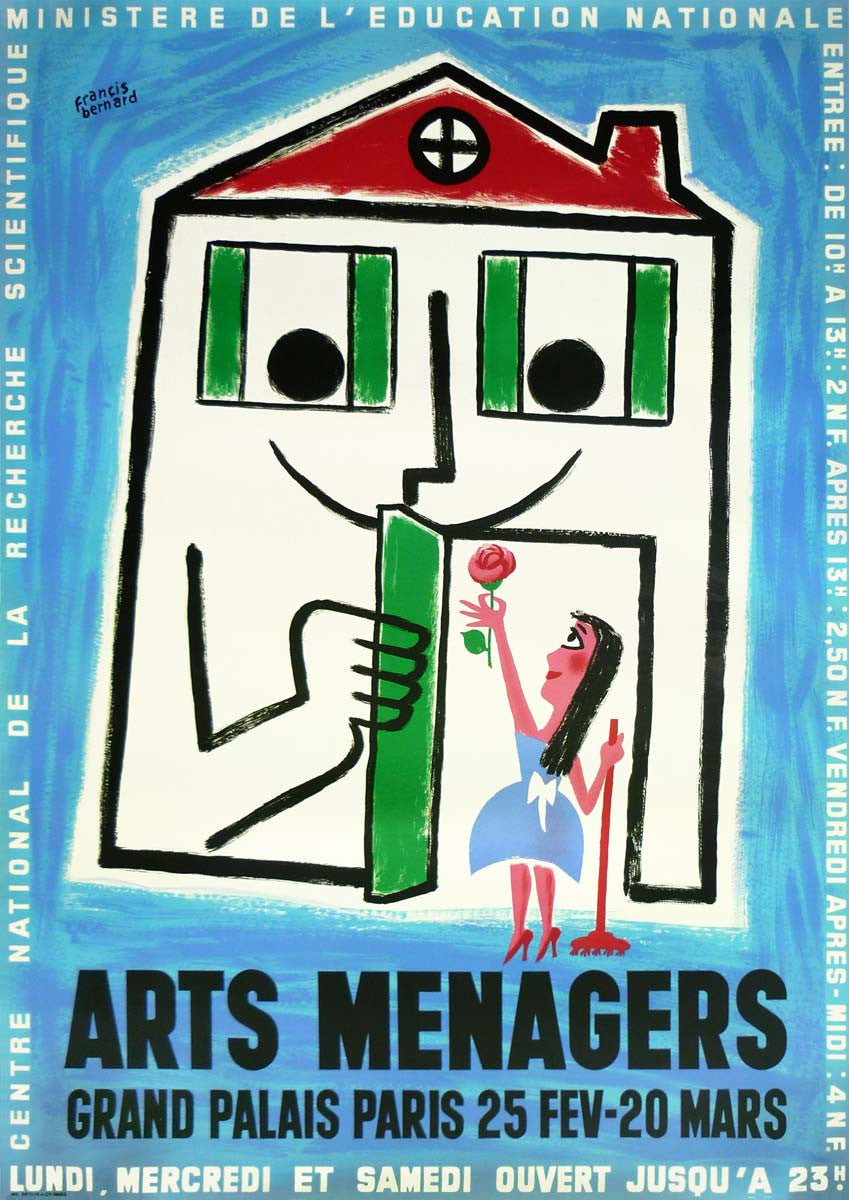 Pre Order - Arts Menagers Light Blue 1960 Large