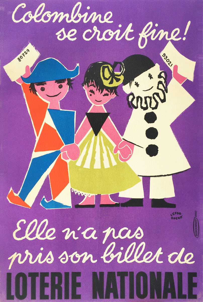 Loterie Nationale - L'Arlequin Purple