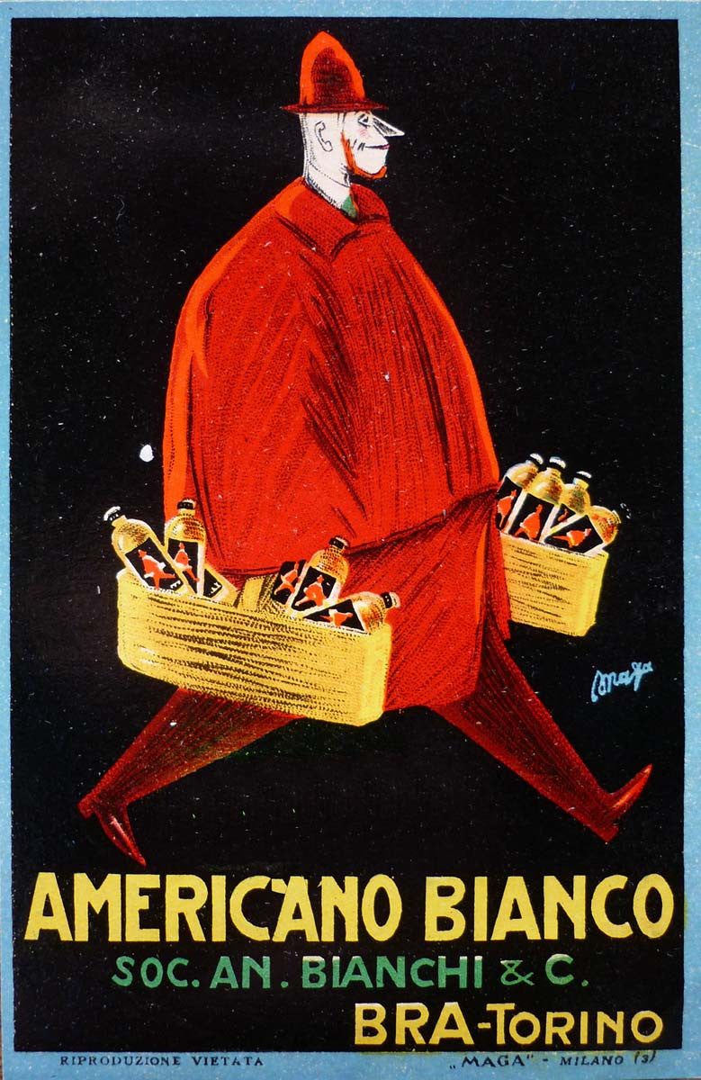 Liquor Label - Americano Bianco