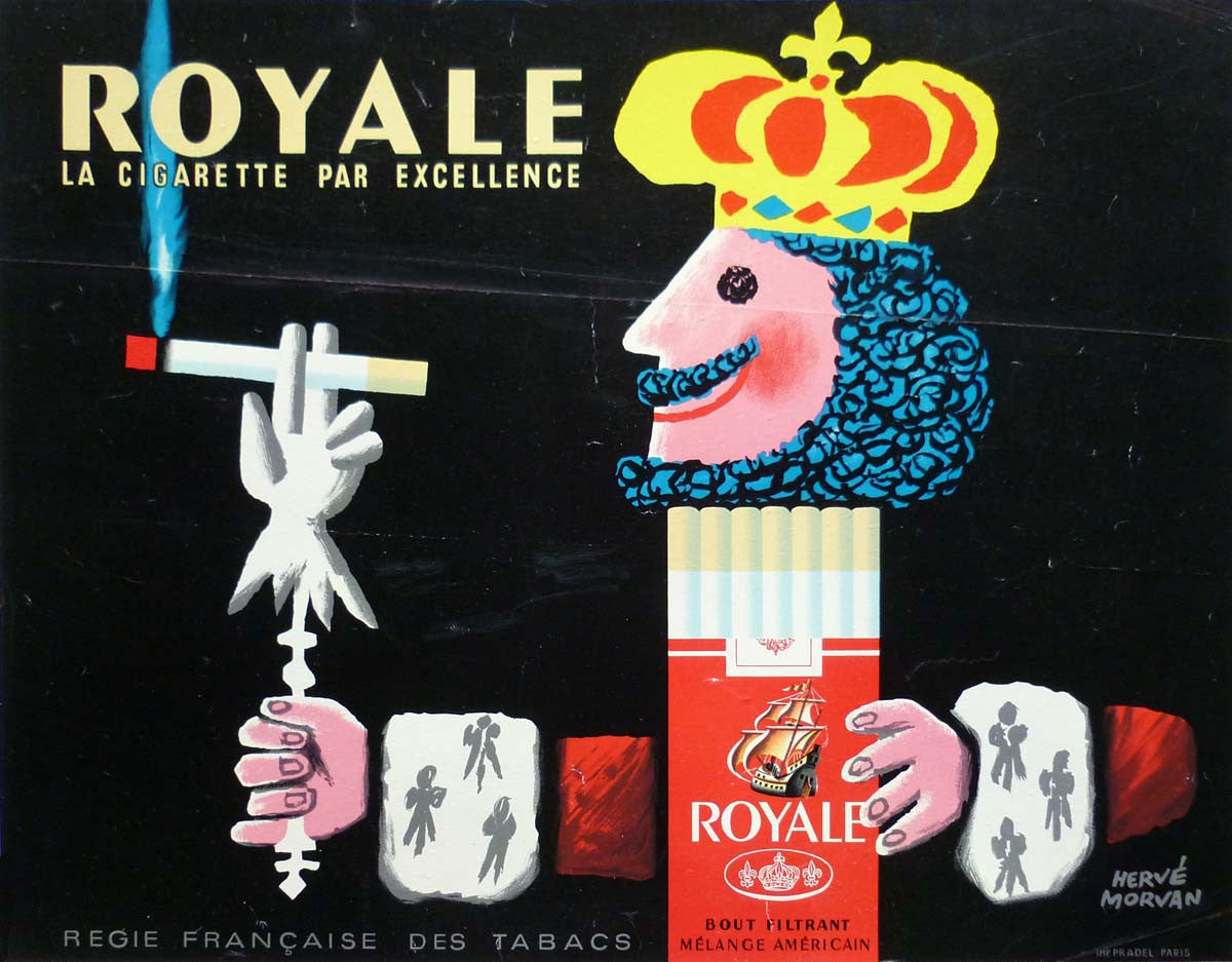 Royale incl Full Archival Framing - white matt/black frame