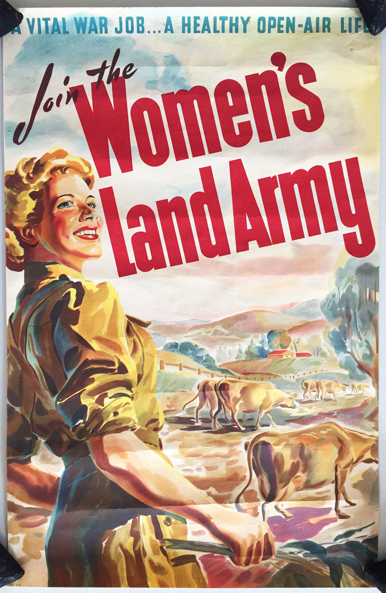 Join the Woman's Land Army, Cattle